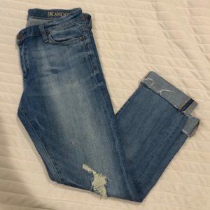 Blank NYC Distressed Boyfriend Denim Jeans - Size 28